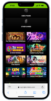 Raging Bull Slots - top online casino in the US - game library