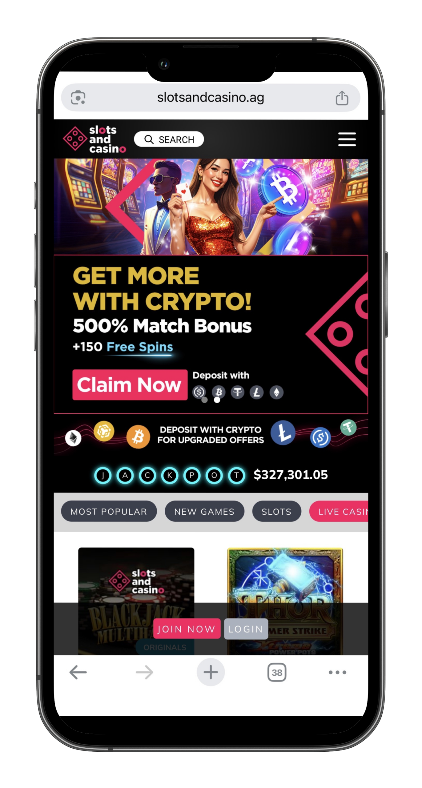 Slots and Casino - crypto casino bonus